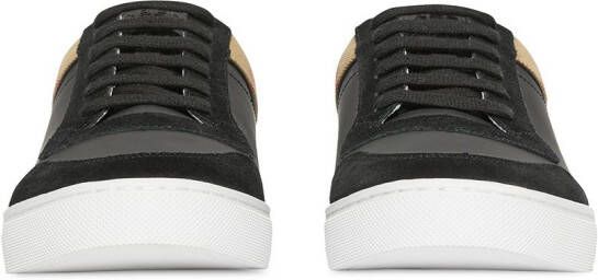 Burberry House check low-top sneakers Black