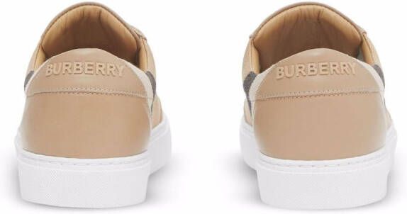 Burberry House Check low-top sneakers Brown