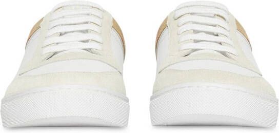 Burberry House Check panel sneakers White