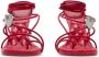 Burberry Ivy Shield 105mm strappy sandals Red - Thumbnail 2