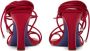 Burberry Ivy Shield 105mm strappy sandals Red - Thumbnail 3