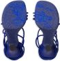 Burberry Ivy Shield strappy sandals Blue - Thumbnail 5
