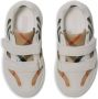 Burberry Kids Check cotton leather trainers White - Thumbnail 2