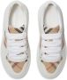 Burberry Kids Check cotton sneakers White - Thumbnail 4