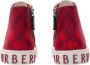 Burberry Kids check-pattern cotton sneakers Red - Thumbnail 3