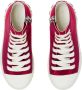 Burberry Kids check-pattern cotton sneakers Red - Thumbnail 4