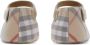 Burberry Kids check-print cotton mary jane shoes Neutrals - Thumbnail 4