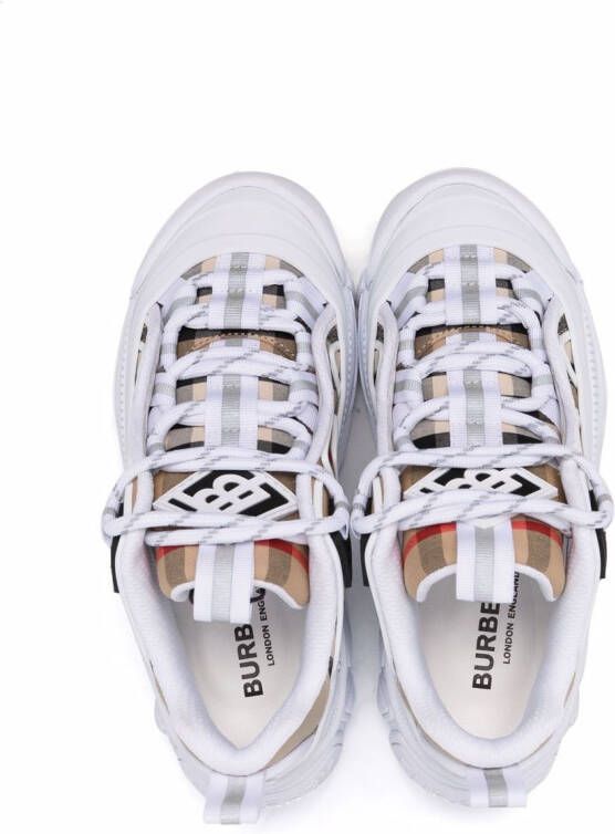 Burberry Kids chunky House Check sneakers White