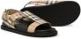 Burberry Kids Vintage Check buckled sandals Brown - Thumbnail 2