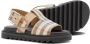 Burberry Kids Vintage Check leather buckled sandals Neutrals - Thumbnail 2