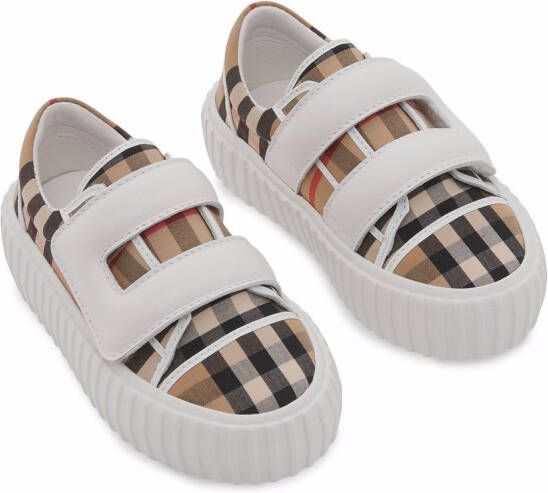 Burberry Kids Vintage Check low-top sneakers Neutrals