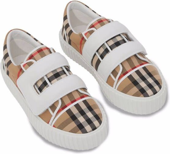 Burberry Kids Vintage Check sneakers Neutrals
