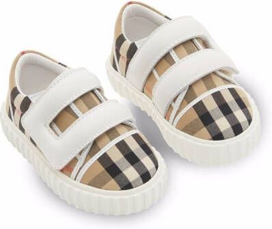 Burberry Kids Vintage-Check sneakers Neutrals