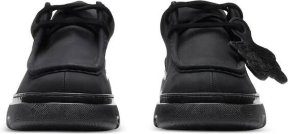 Burberry lace-up suede derby shoes Black