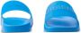 Burberry logo-detail open-toe slides Blue - Thumbnail 4