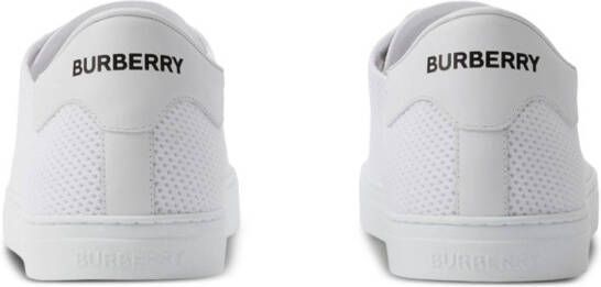 Burberry logo-print mesh sneakers White