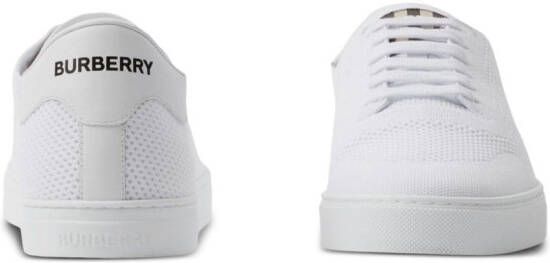 Burberry logo-print mesh sneakers White