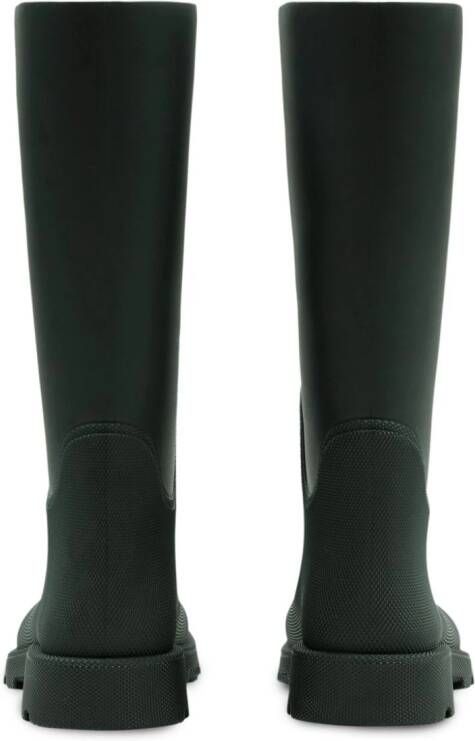 Burberry Marsh calf-length rain boots Green