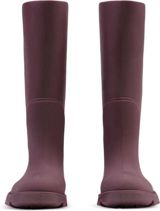 Burberry Marsh knee-high boots Purple