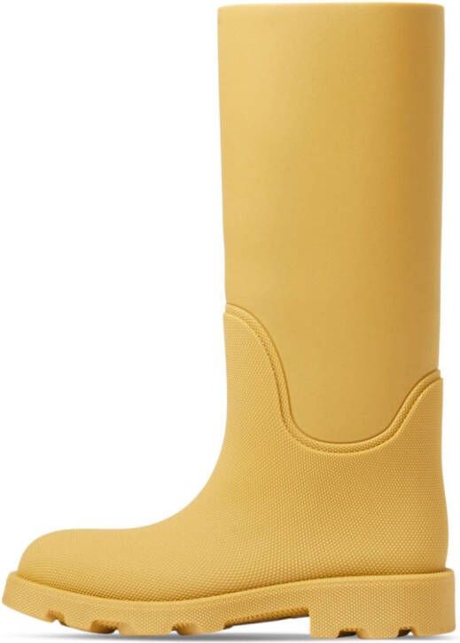 Burberry Marsh slip-on rain boots Yellow