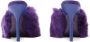 Burberry Minnie 115mm shearling mules Purple - Thumbnail 3