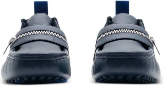 Burberry Motor leather loafers Blue