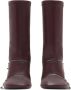 Burberry Peep 100mm leather boots Red - Thumbnail 3