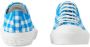 Burberry plaid cotton sneakers Blue - Thumbnail 4