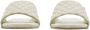 Burberry quilted leather flat sandals White - Thumbnail 2