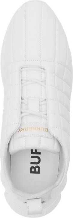 Burberry quilted leather sneakers White