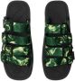 Burberry Rose nylon strap sandals Green - Thumbnail 4
