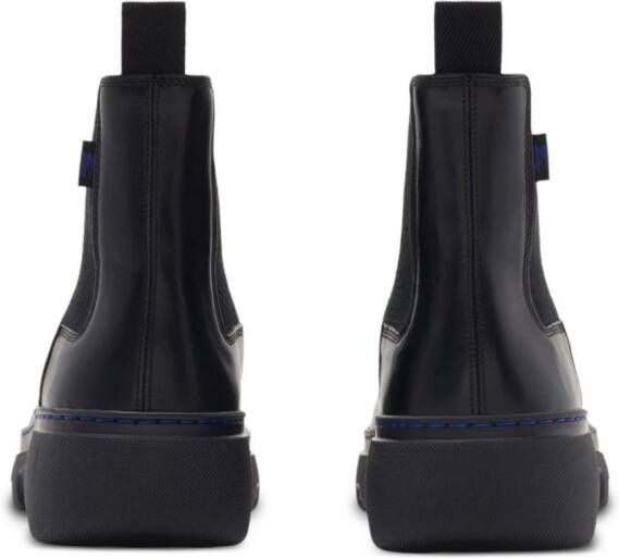Burberry round-toe chelsea boots Black