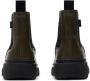 Burberry round-toe chelsea boots Green - Thumbnail 3