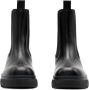 Burberry round-toe leather boots Black - Thumbnail 2
