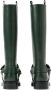 Burberry Saddle knee-high leather boots Green - Thumbnail 3