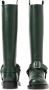 Burberry Saddle knee-high leather boots Green - Thumbnail 4