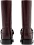 Burberry Saddle leather ankle boots Brown - Thumbnail 4