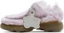 Burberry shearling creeper shoes Pink - Thumbnail 2