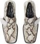 Burberry Shield python-print loafers Neutrals - Thumbnail 5