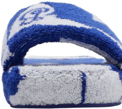 Burberry Snug cotton-towelling slippers Blue