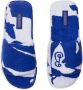Burberry Snug cotton-towelling slippers Blue - Thumbnail 4