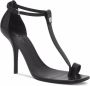 Burberry stiletto-heel leather sandals Black - Thumbnail 2