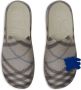 Burberry Stingray checked-lining slippers Grey - Thumbnail 4