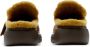 Burberry Stony shearling-trim suede slippers Brown - Thumbnail 3