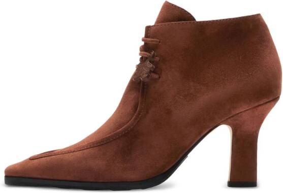 Burberry Storm suede ankle boots Brown