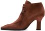 Burberry Storm suede ankle boots Brown - Thumbnail 2