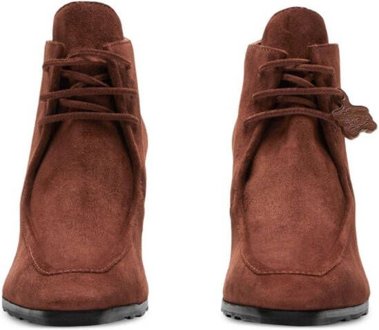 Burberry Storm suede ankle boots Brown