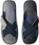 Burberry Stripe Shield EKD leather sandals Blue - Thumbnail 4