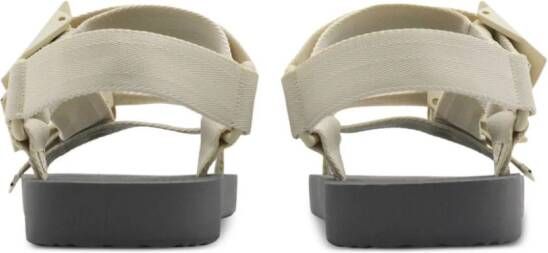 Burberry Trek touch-strap sandals Neutrals