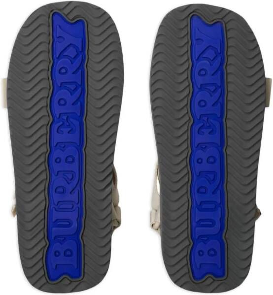 Burberry Trek touch-strap sandals Neutrals